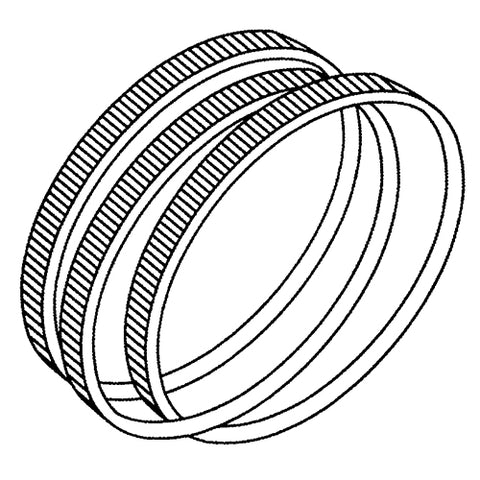 Gear Box Drive Belt - Berkel OEM Part # 2375-0017 - Available from City Food Equipment