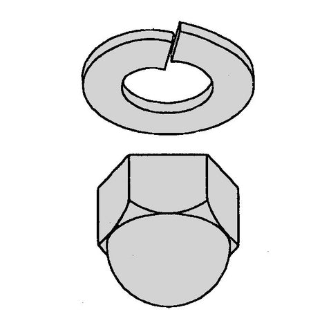 Bracket Mounting Hardware (Nut & Washer) - Berkel OEM Part # 2175-0113 - Available from City Food Equipment